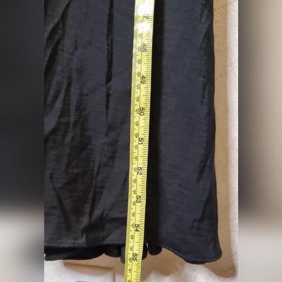 Banana Republic Black Wrap Maxi Dress Size 16 V-Neck Sleeveless NWOT - Picture 4 of 9